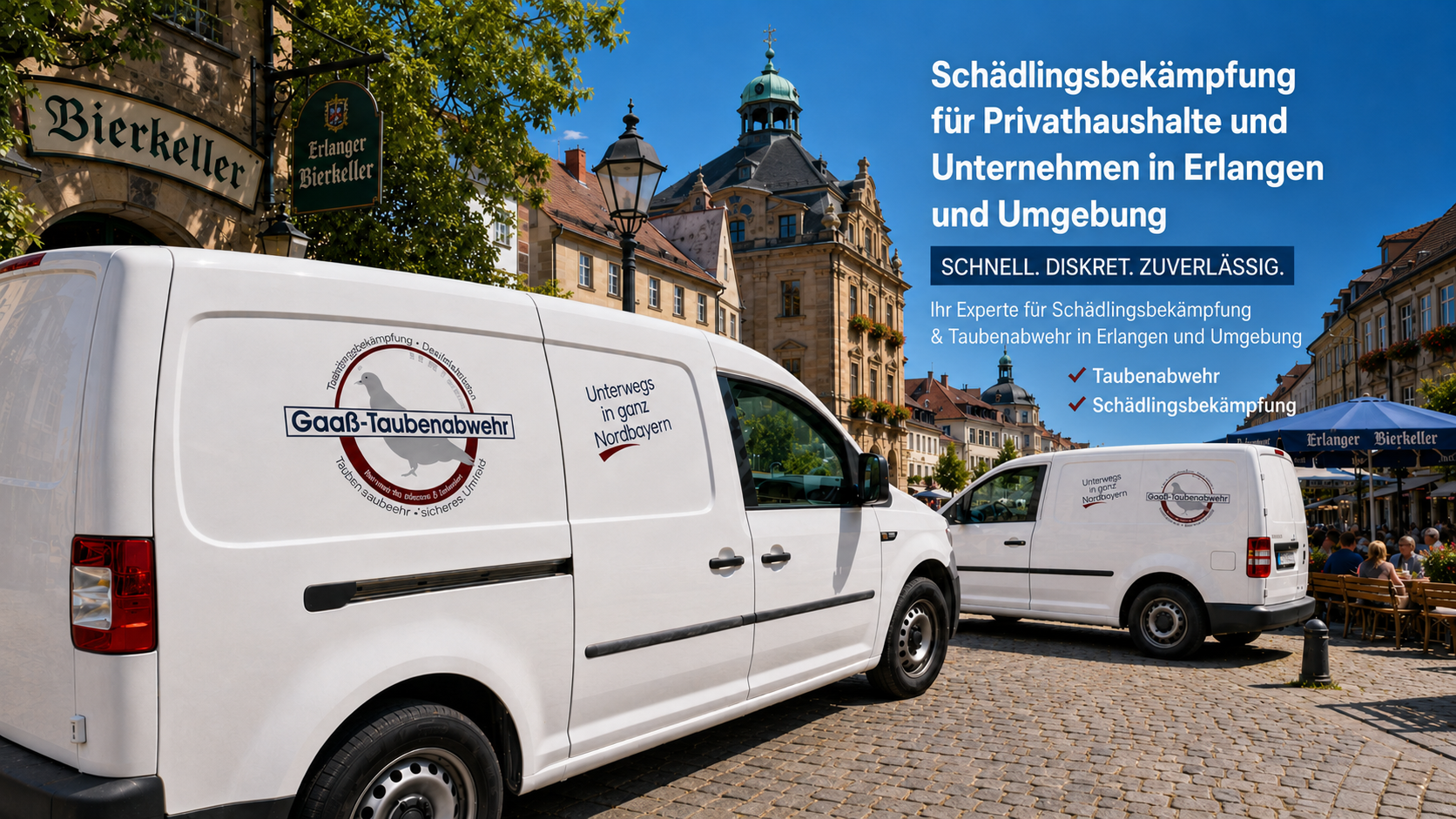Schädlingsbekämpfung Privat und Unternehmen Erlangen Umgebung