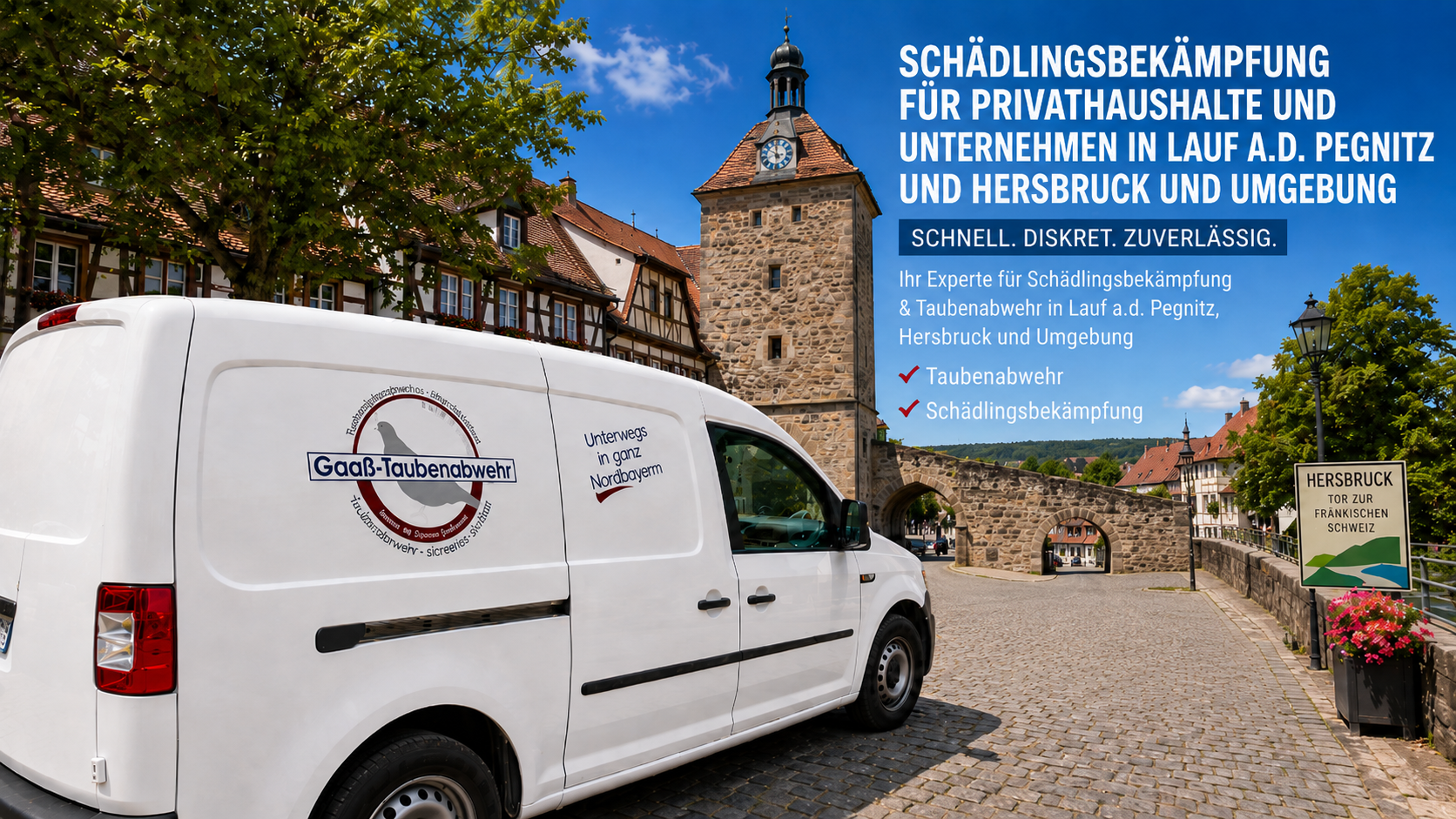 Schädlingsbekämpfung in Lauf Hersbruck und Umgebung
