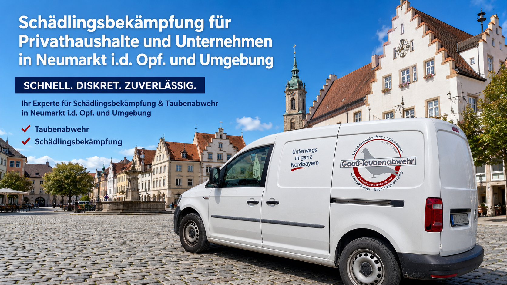 Schädlingsbekämpfung in Neumarkt und Umgebung