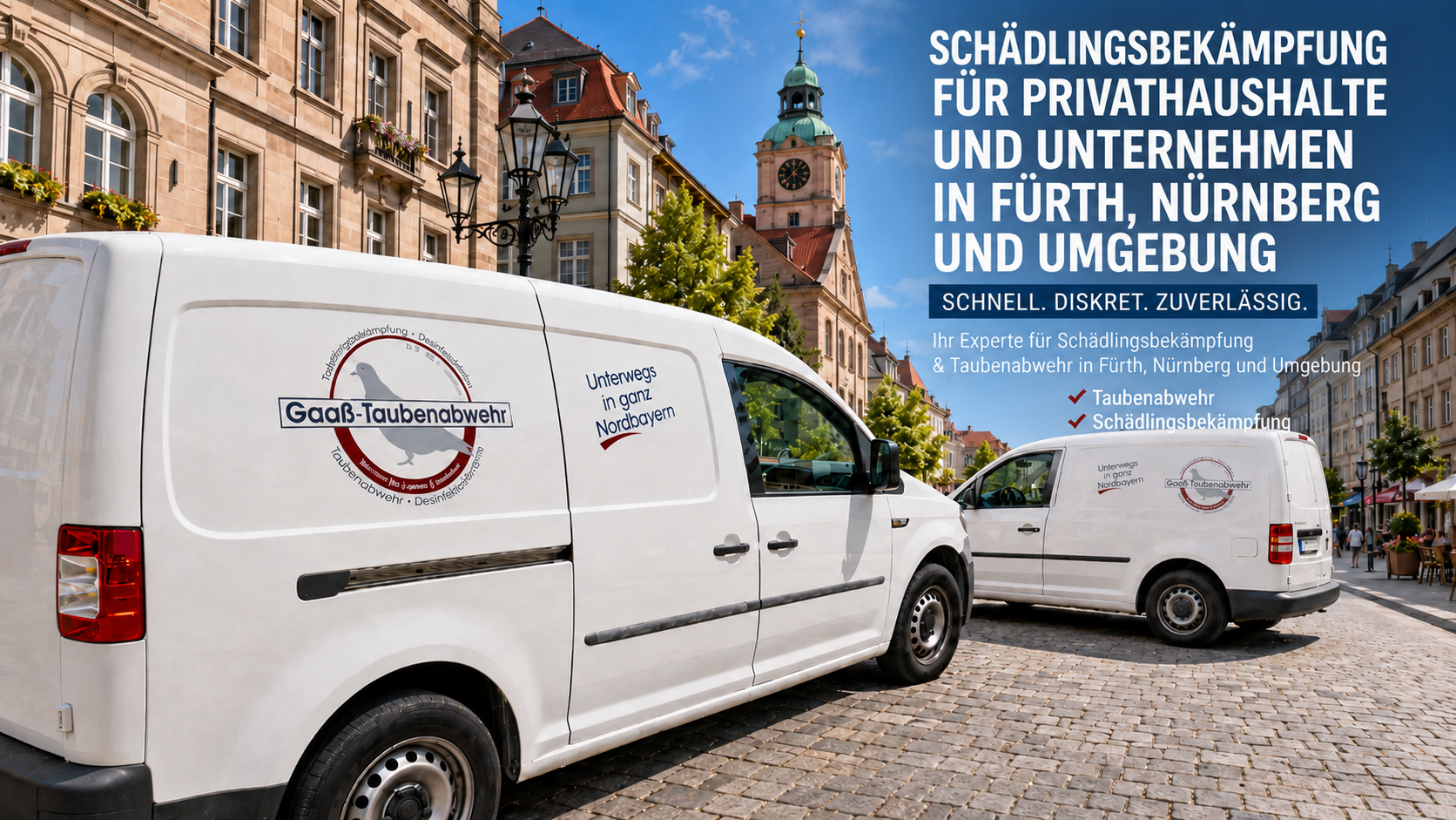 Schädlingsbekämpfung in Fürth Nürnberg und Umgebung