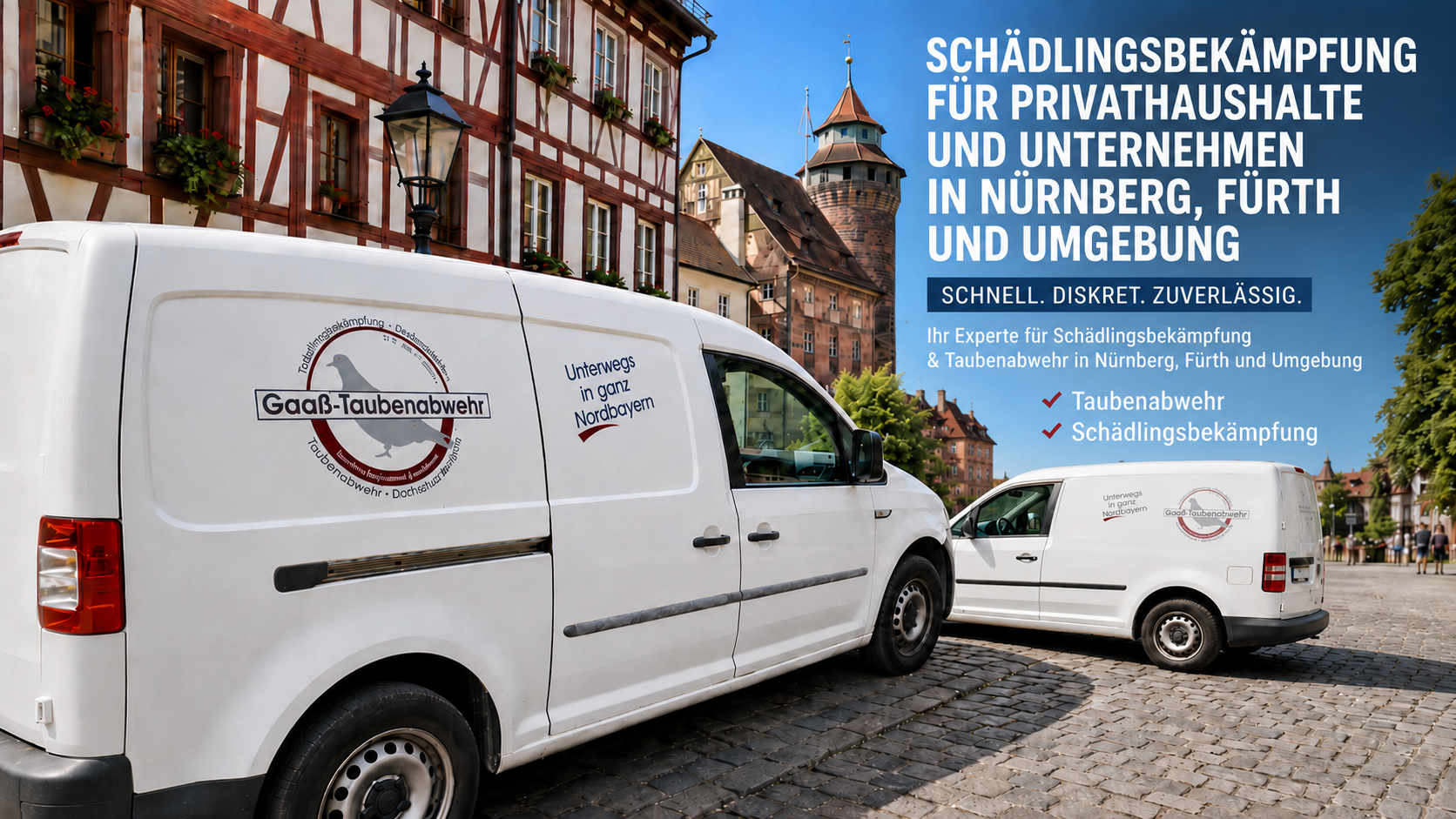 Schädlungsbekämpfung Nürnberg Fürth und Umgebung
